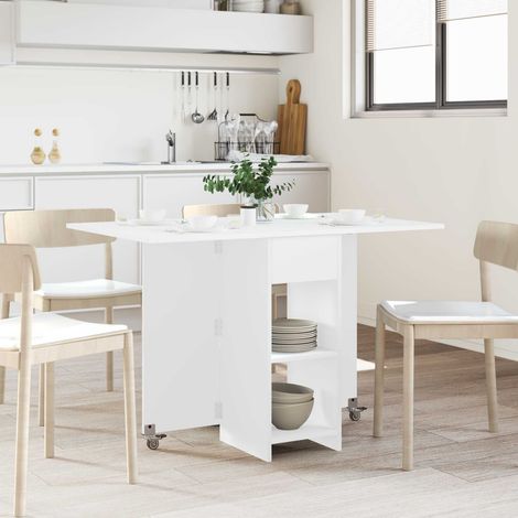 Tavolo da Pranzo 115 x 70 x 75 cm Legno ingegnerizzato Bianco vidaXL