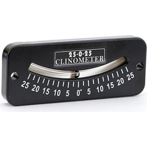 Inclinomètre de vélo, compteur de pente de guidon, cliniomètre d'angle haute résolution pour bateaux modernes (25° à 25°)