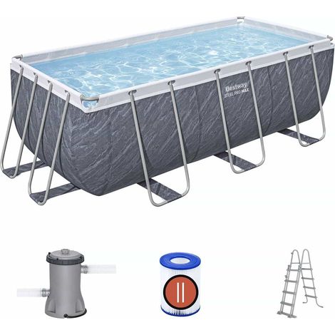Piscina de jardín con estructura 412 x 201 x 122 cm 11 en 1 Bestway 56722 (1/5)