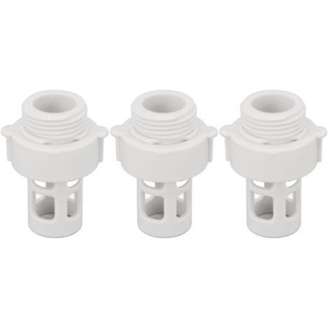 Connecteur de bouchon de vidange de tuyau de piscine, adaptateur de tuyau de piscine, bouchon de Drainage d'eau pour piscines rondes Intex 10184, filetage de 25mm, 3 pièces (1/5)