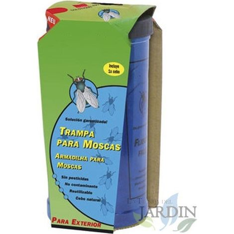 Trampa para Moscas, Avispas y Avispones Profesional - TranslÃºcida, ideal para exteriores