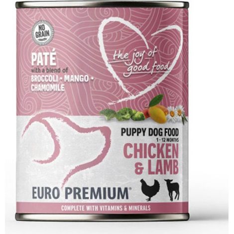 Alleinfuttermittel für Welpen mit Huhn und Lamm, 400 g