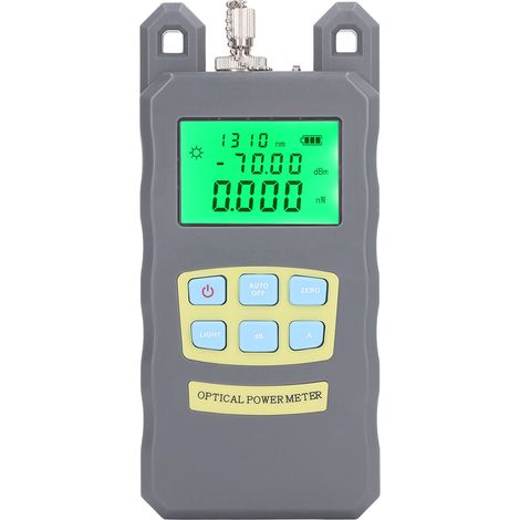 Kit de raccordement fibre optique avec compteur de puissance optique, cliveur, pince à dénuder, adaptateur, outil d'assemblage et terminaison (1/5)