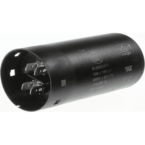 CONDENSATEUR DE DEMARRAGE 130 MF 156 MF POUR LAVE LINGE - 246508 (1/3)