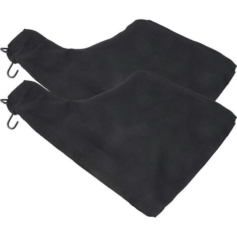 Staubbeutel für Gehrungssägen, schwarzer Staubfangsack mit Reißverschluss und Drahtgestell, passend für Gehrungssägen Modell 255, 2 Stück (1/5)