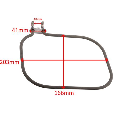 Moulinex resistenza 230V 230mm cuoci pane Plaisir Pain OW2101 OW2208 OW240E (1/2)