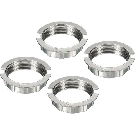 Adaptador de anillo G9 para pantalla de lámpara, reductor de casquillo M20, portalámparas de aleación de zinc para luminarias, blanco, paquete de 4 (1/5)