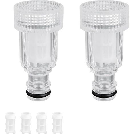 3/4" High Pressure Washer Filter, 2 Pcs Water Filter Cleaners, Well Water Filter, Water Hose Fittings for High Pressure Washers, Garden Pumps, RVs (1/5)