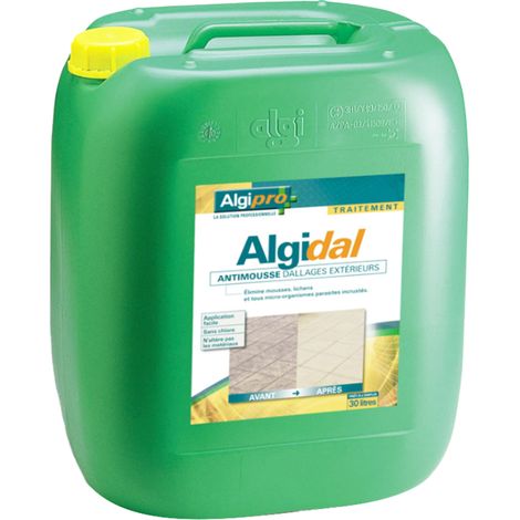 ALGIDAL - 30 LITER - Heilende und vorbeugende Behandlung von Bodenbelägen und Böden im Freien ALGIMOUSS - 003004