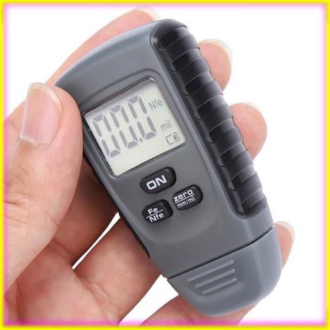 Compteur d'épaisseur de peinture de voiture, testeur d'épaisseur de peinture à affichage numérique LCD, instrument de test de jauge (1/4)