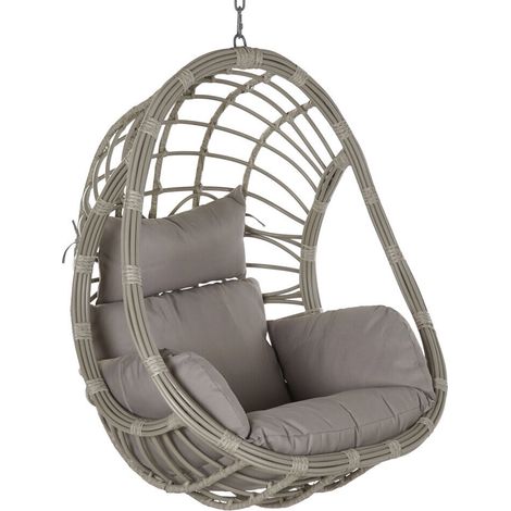 Sillon Colgante Ratan Sintetico 90X70X110 120Kg Si MB190172 (1/5)