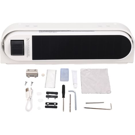 Ouvre-fenêtre électrique Zigbee Tuya 50N rechargeable solaire, commande via application et minuterie intégrée pour fenêtre à la française (1/5)