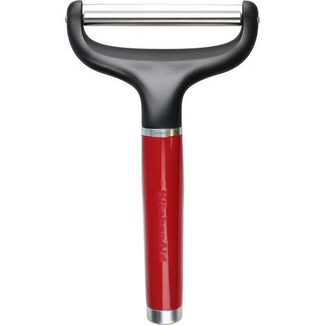KitchenAid Trancheur à fromage Acier inoxydable avec poignée ergonomique, rouge