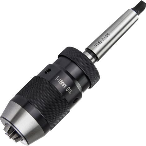 Self-Tightening Steel Keyless Chuck with Arbor for Drilling MK2 (TARSHYRYnarexguif1-45) (1/4)