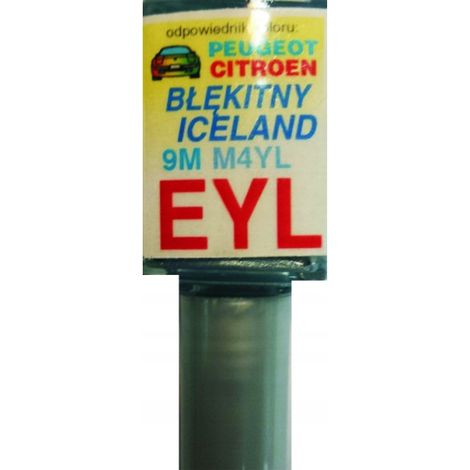 Pintura de retoque para Peugeot EYL 9M M4YL bleu islandés (1/5)