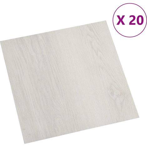 vidaXL Tablones de suelo autoadhesivos Beige claro 30,5 x 30,5 cm (1/2)