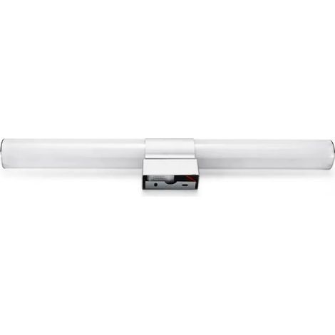 Applique murale LED 55 cm, étanche, lumière blanche, décoration moderne pour salle de bain, acrylique et aluminium (1/4)