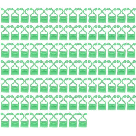 100 dispositifs de fixation pour plantes grimpantes murales, clips de fixation pour plantes grimpantes, clips de fixation auto-adhésifs pour branches, écologiques et intelligents (1/5)