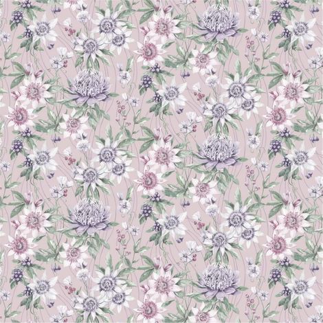 Holden Decor Passiflora Pink Premium Wallpaper Washable Paste The Wall Stripable (1/4)