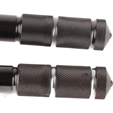 2 Pièces Pédaliers en Aluminium pour Moto Voiture Électrique, Tige de Support Pliante Universelle 90 Degrés Noir (1/4)