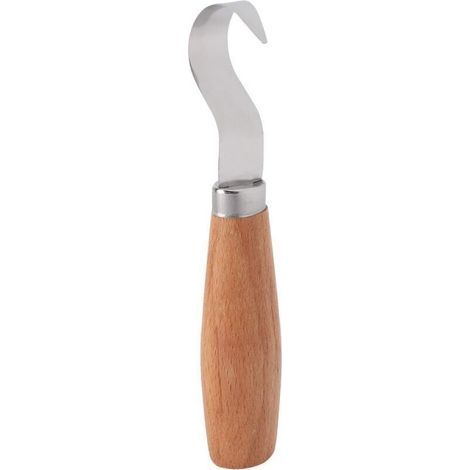 CSPARKV Couteau à Crochet de Sculpture sur Bois, Outils de Couteau à Découper à la Cuillère pour les Sculpteurs de Cuillères Professionnels et les Débutants, Couteau à Crochet pour Droitier