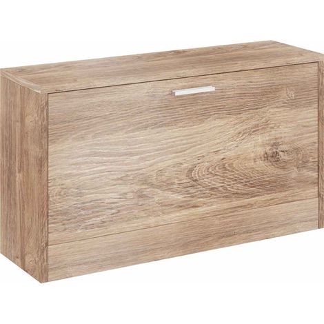 vidaXL Zapatero de color roble 80x24x45 cm (1/2)