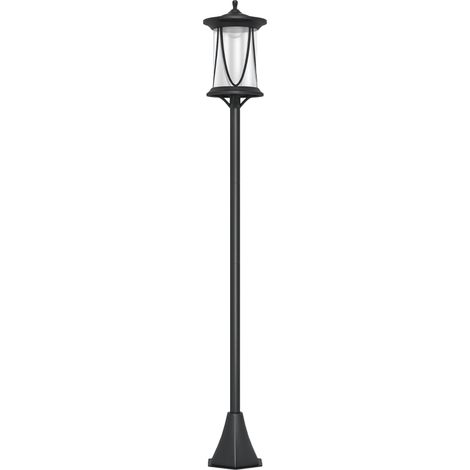 Solar Lamp Post Light, 1.3 M LED Outdoor Street Light, Waterproof IP44 for Patio, Garden, Pathway, Cool White (1/4)