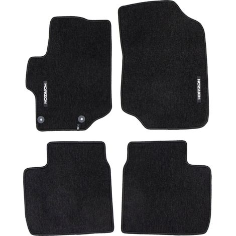 Tapis de Sol de Voiture pour Citroen C-Elysée II 2012-2025 Velours Noir 4Pcs (1/5)