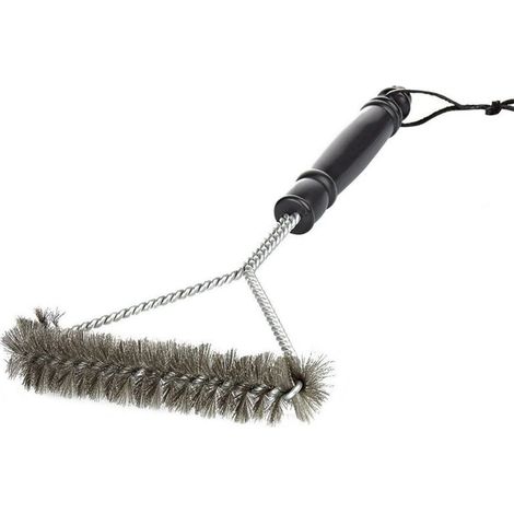Brosse de nettoyage triangulaire pour grille, noire (1/5)