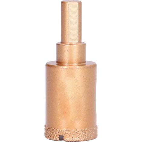 Verre scie cloche inox 25mm éméril soudé ouvre-trou pour carrelage granit céramique (1/5)