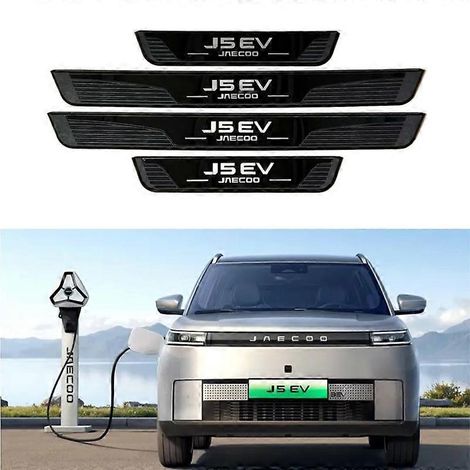 Pour Chery Jaecoo 5 J5 EV 2026, protection de seuil de porte, autocollant de protection anti-éraflures, noir (noir) (1/5)