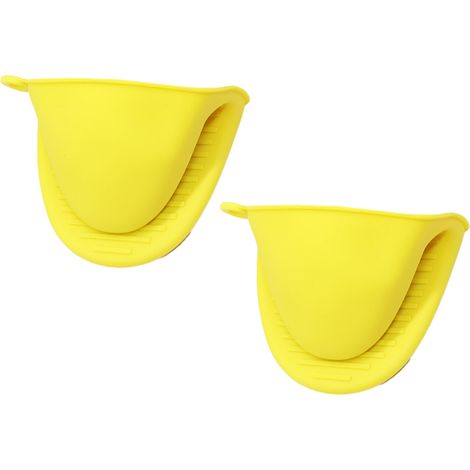 Mini gants de cuisine en silicone résistant à la chaleur, maniques de cuisine pour la cuisson et la pâtisserie (1/5)