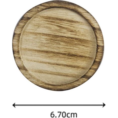 Support-Chandelier-Bois-Pour-Bougie-6-5-Cm-Convient-Pour-Décoration-Intérieure-2-Pièces (1/5)