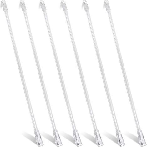 43CM Venetian blind transparent pull rod acrylic curtain swivel rod curtain hanging rod fixing hook accessories (1/5)