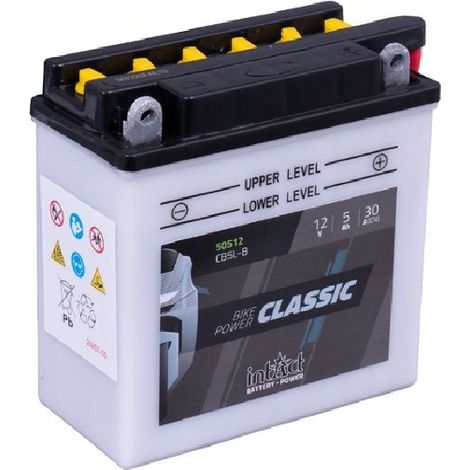 Batería de moto YB5L-B/12N5-3 Plomo ácido CB5L-B