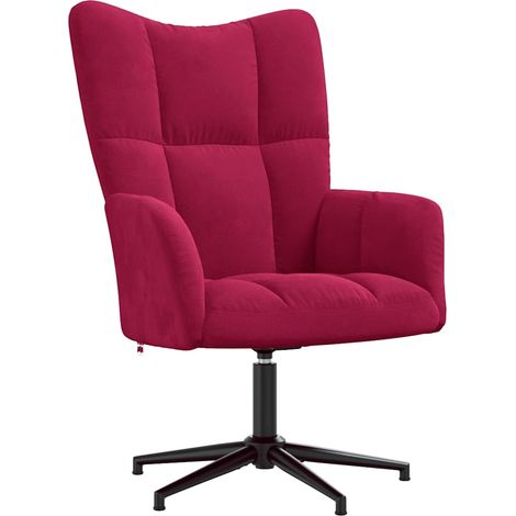 Maison Exclusive - Relaxsessel Weinrot Samt (1/5)