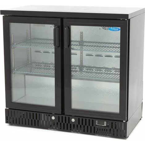 Armoire à Boissons Porte Battante & Étagères Réglables - Maxima