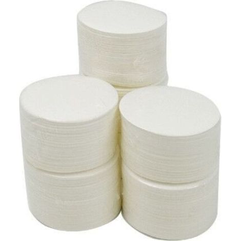350 filtri di carta per caffè, 64 mm, rotondi, bianchi, compatibili con macchine da caffè espresso -Crezuo