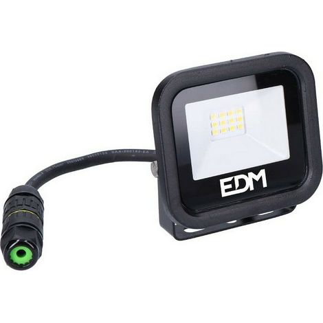 Foco proyector led 10 w 800 lm 4000 k luz día, black series, 9,2 x 2,7 x 8,1 cm (1/4)