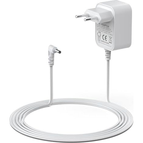 Chargeur 6V Alimentation Compatible avec Philips Babyphone Avent SCD501/00 SCD503/26 SCD505 SCD510 SCD560 SCD570 SCD580 SCD600 SCD609 SCD720/86 SCD730/86 Adaptateur Secteur Charger Câble Blanc (1/5)