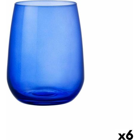 BORMIOLI vasos restaurant cobalto ii 43 cl , Estuche 6 vasos Restaurant Cobalto II 43 clFabricado en vidrio de alta calidadAptos para lavavajillas y microondasMedidas v (1/2)