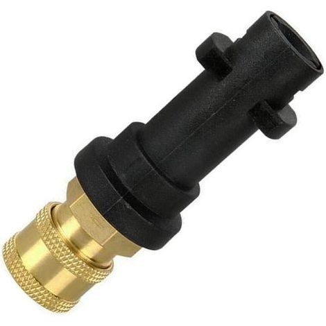 Adaptateur de pistolet pour nettoyeur haute pression avec raccord femelle 1/4‘’ à connexion rapide Compatible avec Karcher/Kärcher série K K2, K3, K4, K5, K6, K7 nettoyeurs haute press (1/4)