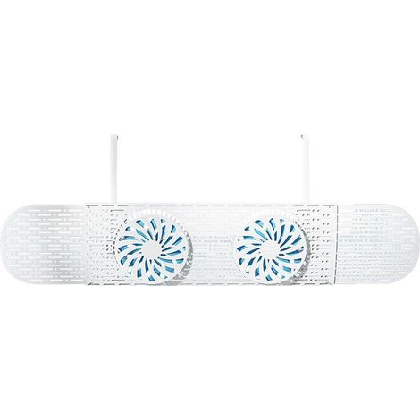 CCYKXADéflecteur d'air de climatisation Dissipateur d'air réglable pour fenêtre - Empêche le soufflage direct - Panneaux silencieux pour l'hiver et l'été (1/5)