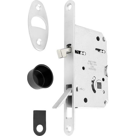 picaporte magnético wave e50 puerta corredera baño - cromo satinado, negro mate o blanco mate acabado cromo satinado acabado cromo satinado (1/3)