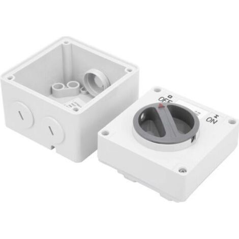 20A Commutateur étanche Ip66 250v 2 Positions Sélecteur Rotatif Interrupteur Marche-arrêt étanche à la Poussière