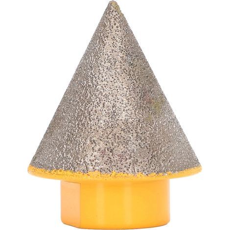 Diamond Beveling Chamfer Bit 60 Degree 80 Grit High Hardness Hole Shaping Widening Countersink Bit for Ceramic (1/5)