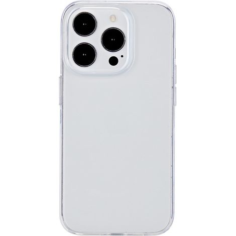Coque transparente eSTUFF infinite vienna pour iPhone 15 Pro. Matière : TPU 100 % recyclé, ES67100027