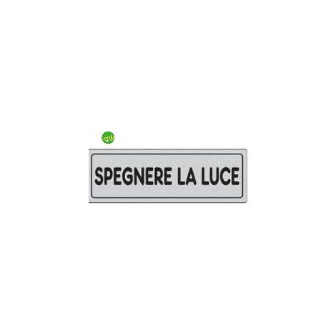 Targhetta adesiva 3M spegnere la luce 15 x 5 x 0,5 cm