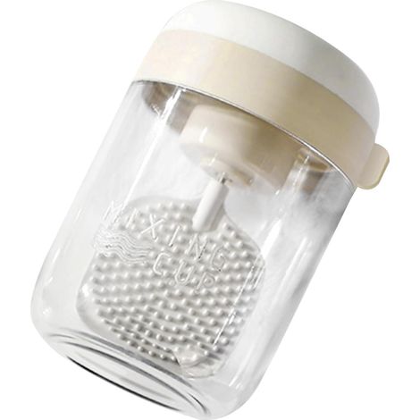 Mousseur à shampooing portable rechargeable pour Bouteille de nettoyage pour shampooing, gel douche, pour la maison, la salle de bain et (1/5)