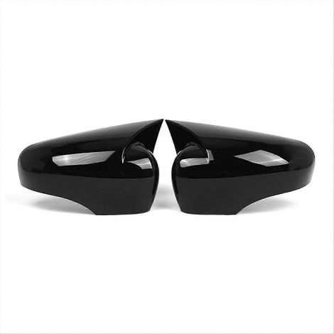 Coque de rétroviseur extérieur noir brillant pour Renault Clio-4 MK4 (2012-2019)